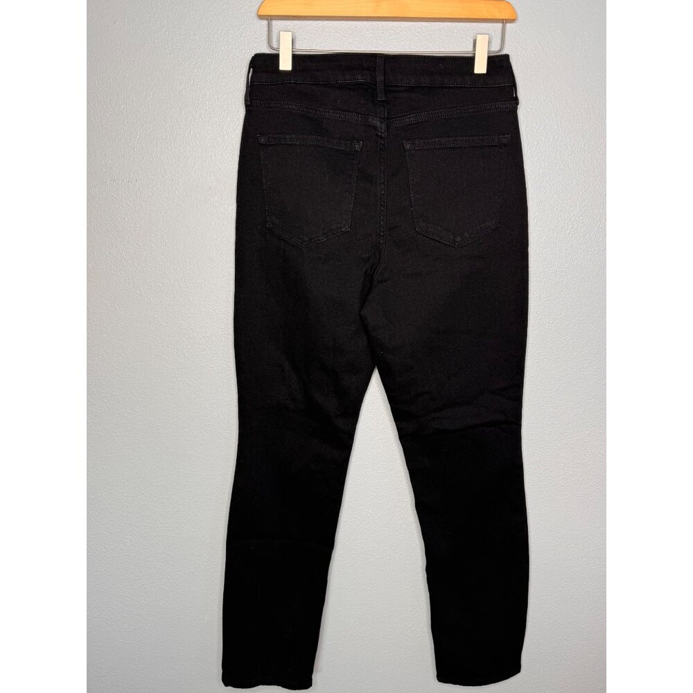 NWOT Old Navy High Rise Wow Straight Leg Black Casual Womens Jeans SZ 8 - Picture 2 of 7